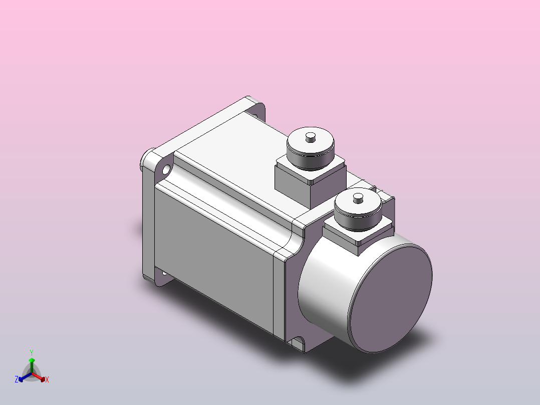 东洋电机S130-25H15正等轴测图