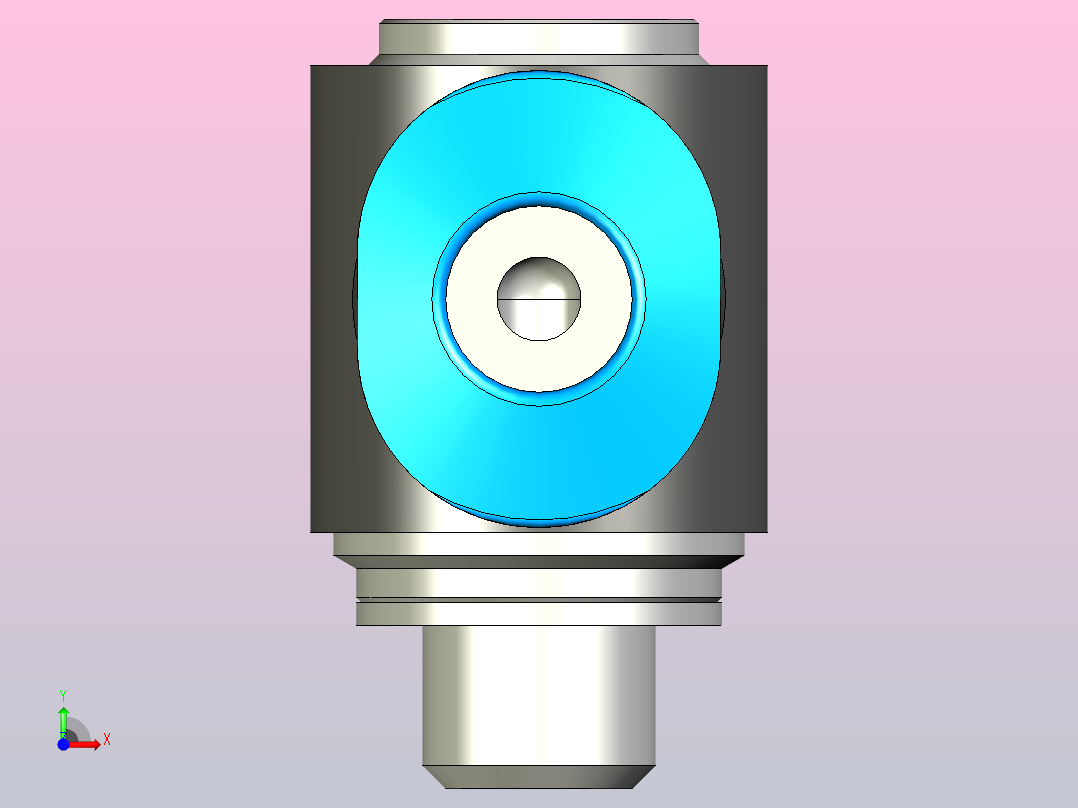 快插接头QSMLV-M5-4-I前视图