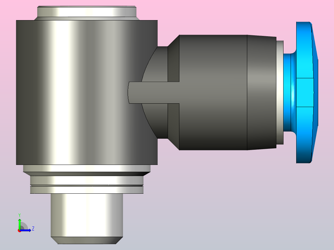 快插接头QSMLV-M5-4-I左视图