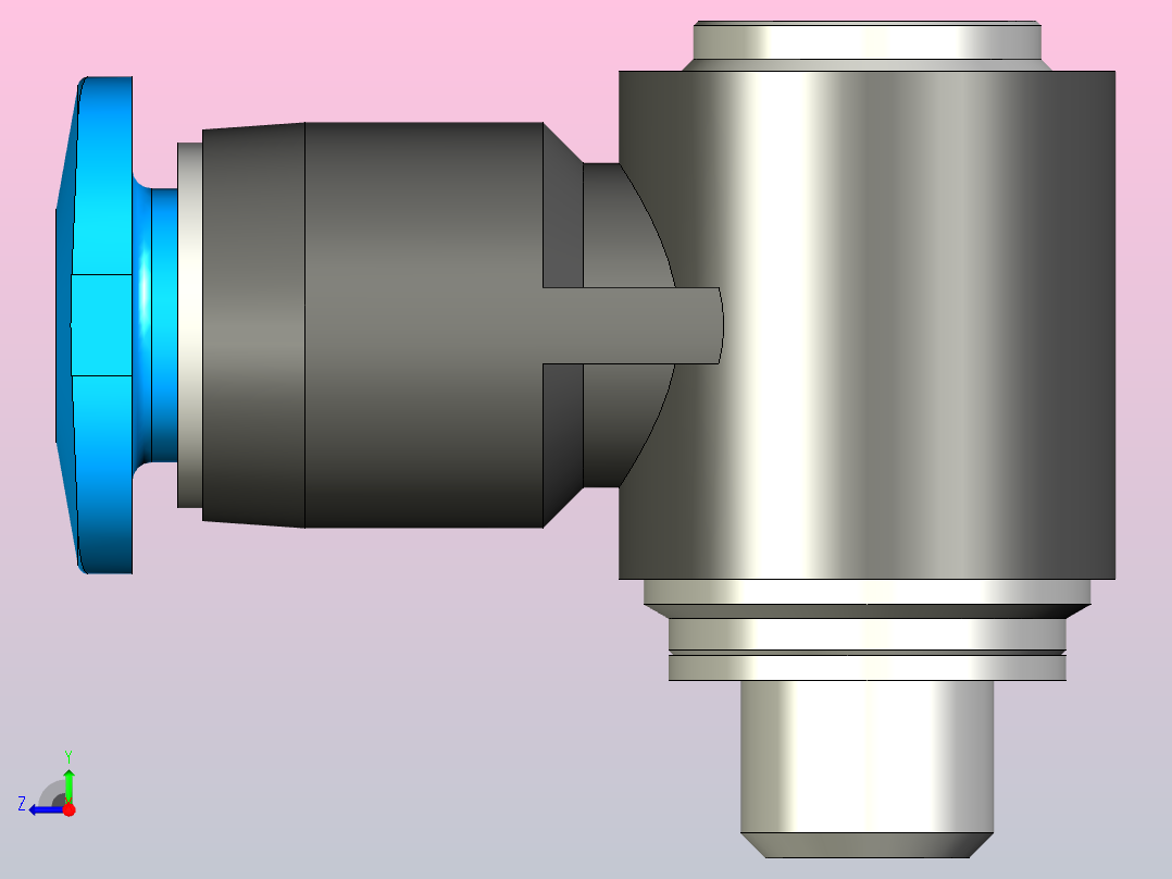快插接头QSMLV-M5-4-I右视图