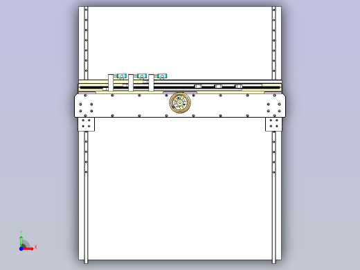 一款变形测量设备3D图纸前视缩略图