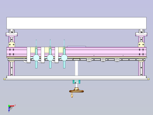 一款变形测量设备3D图纸俯视缩略图