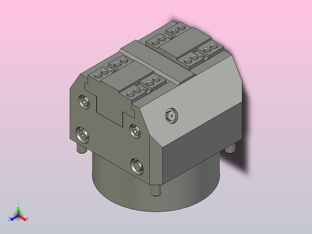 气动夹紧系统SCHUNK-0405272 KSF-F-Z plus 100,0主视图