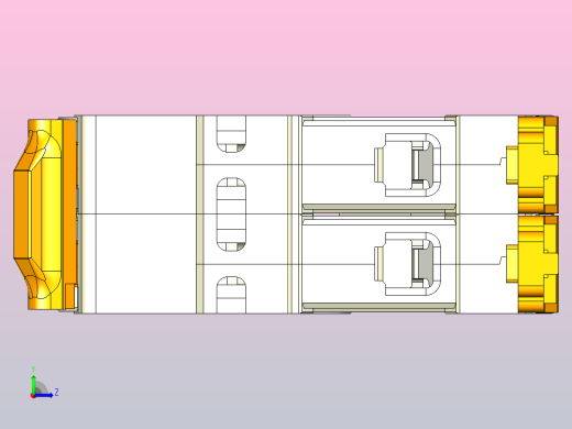 NBH-40J 2P小型断路器三维模型202404左视缩略图