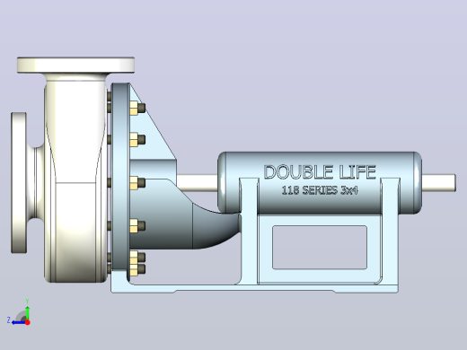3X4 DOUBLELIFE 118 系列，8.5 叶轮泵右视缩略图