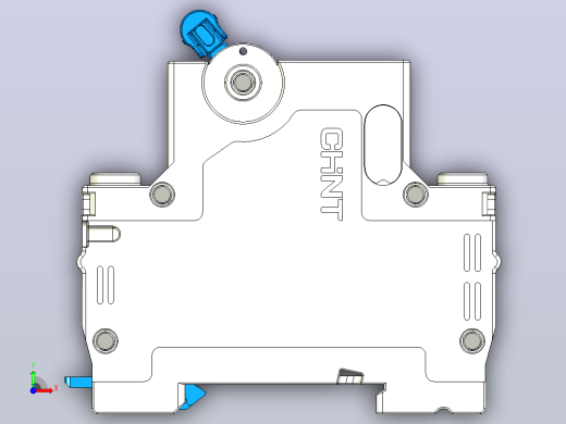 NBDP-63 2P小型断路器三维模型202404前视缩略图
