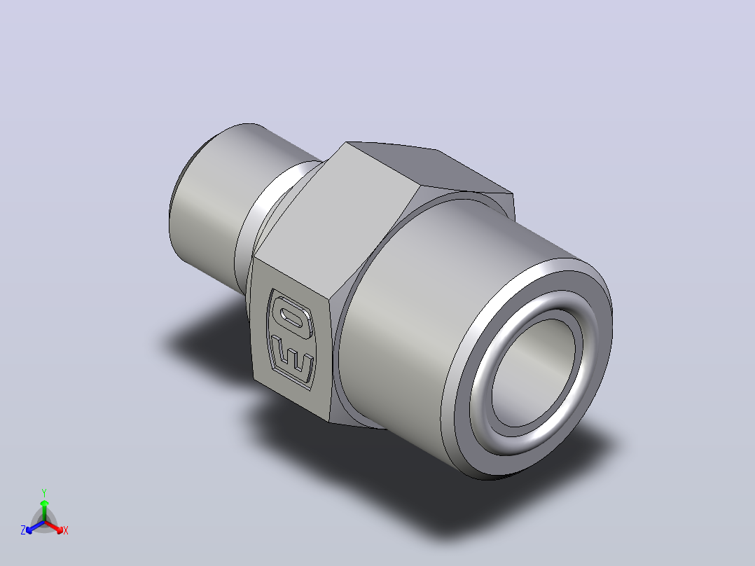 O Lok公螺柱连接器8 4F42EDMLOS主视图