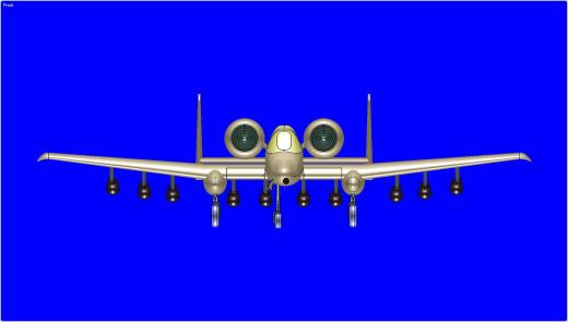 美国空军A-10A攻击机固体总成缩略图