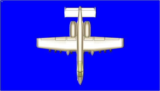 美国空军A-10A攻击机固体总成缩略图