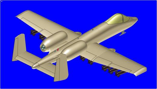 美国空军A-10A攻击机固体总成缩略图