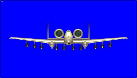 美国空军A-10A攻击机固体总成缩略图
