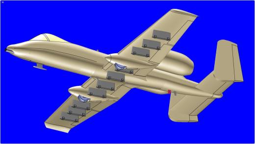 美国空军A-10A攻击机固体总成缩略图