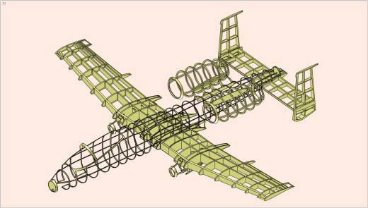 美国空军A-10A攻击机固体总成缩略图
