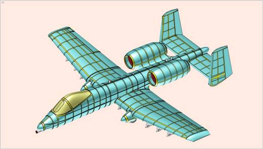 美国空军A-10A攻击机固体总成缩略图