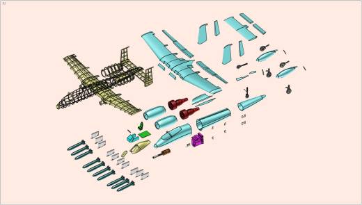 美国空军A-10A攻击机固体总成缩略图