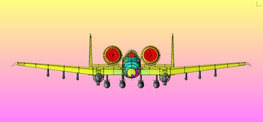 美国空军A-10A攻击机固体总成缩略图