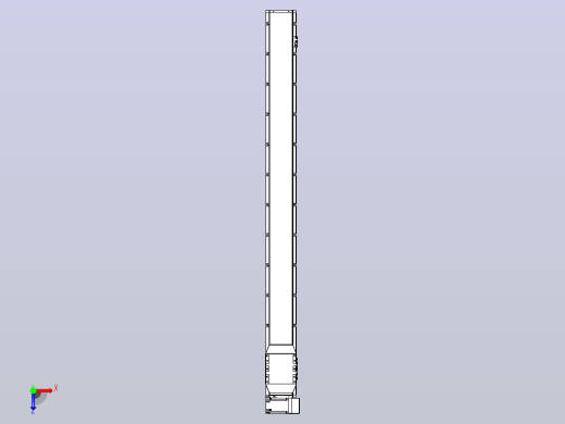 机器人皮带驱动直线轴TPA-GCB-150-P80-L1600-RU-M75-N3俯视缩略图