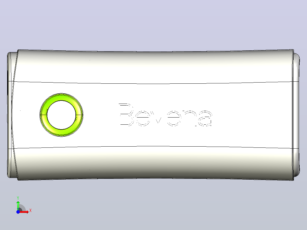 造型充电宝模型3前视图
