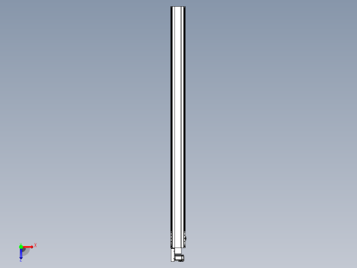 皮带直线轴半封闭可选导轨TPA-HNB-202D-140-L3000-ML-C-P75-N3俯视缩略图