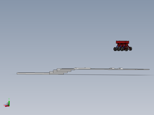 带悬架系统的六轮小车3D图纸 Solidworks设计
