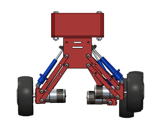 带悬架系统的六轮小车3D图纸 Solidworks设计缩略图