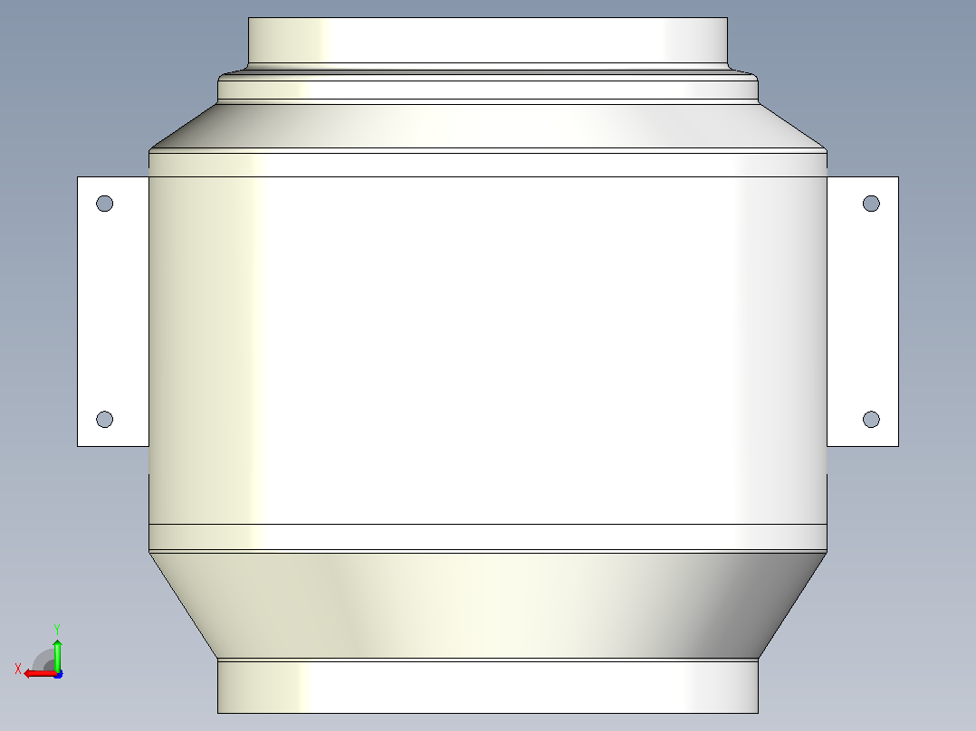 GME355L管道风机[GME355L]后视图