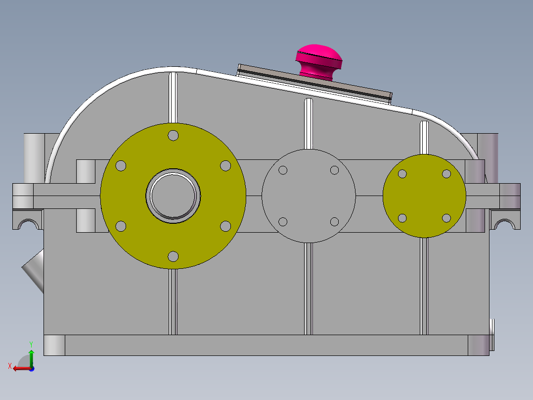 减速器SW后视图