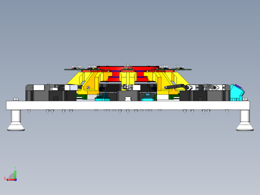 电磁电动机结构3D图纸 Solidworks设计后视缩略图