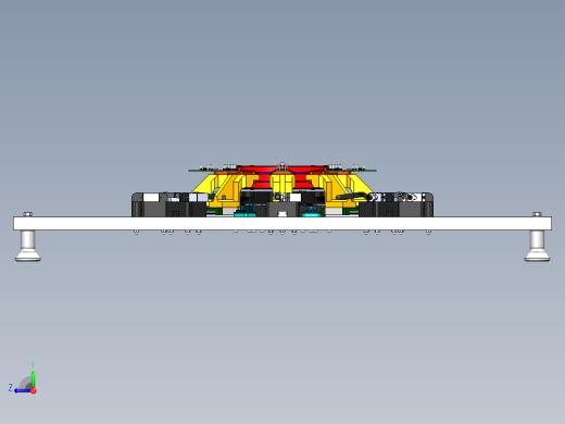 电磁电动机结构3D图纸 Solidworks设计右视缩略图