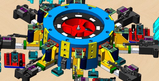 电磁电动机结构3D图纸 Solidworks设计缩略图