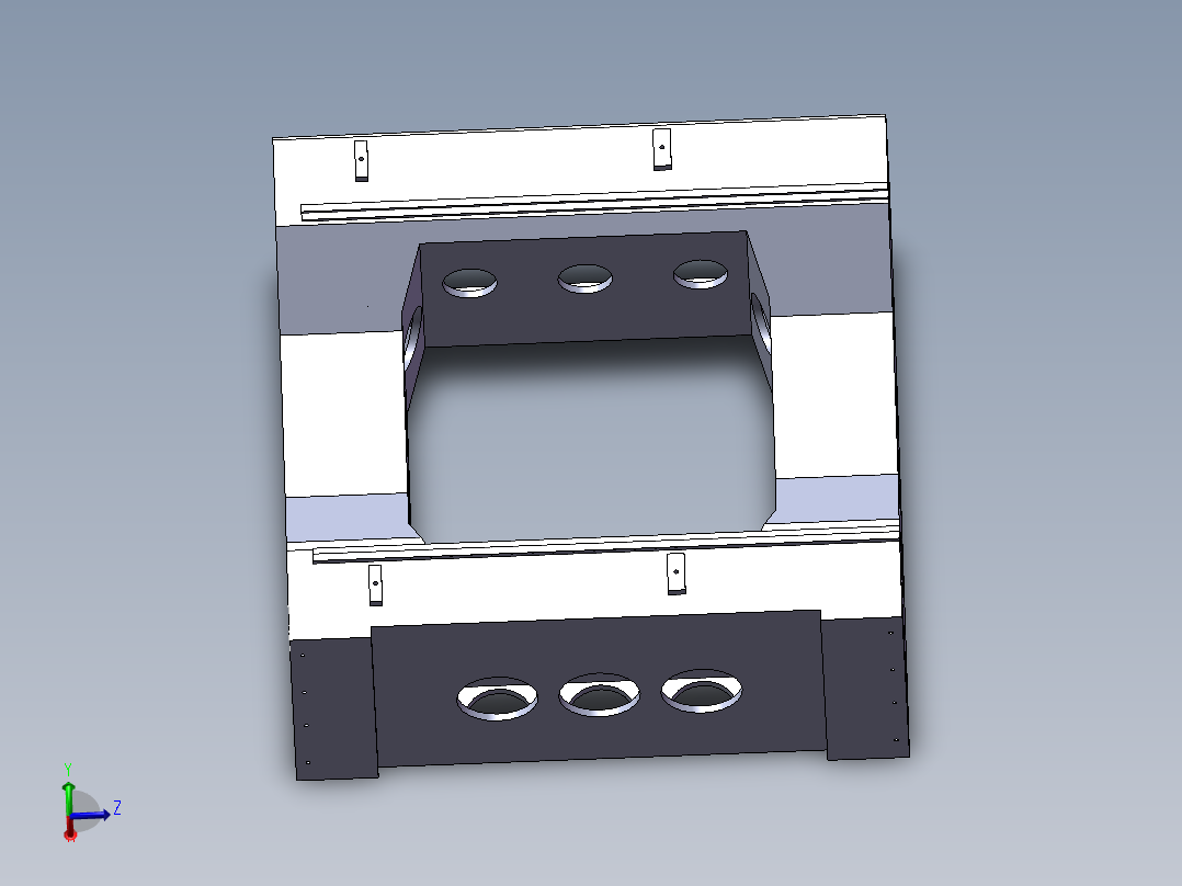 卧式加工中心立柱设计