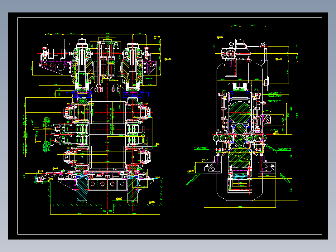 3500中厚板轧机 全套图纸更新完毕