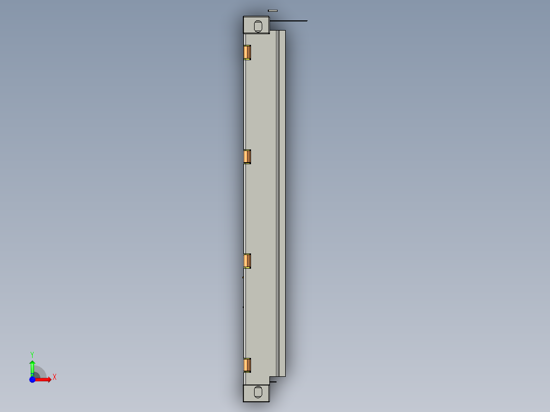 标箱（集装箱企业）前视图