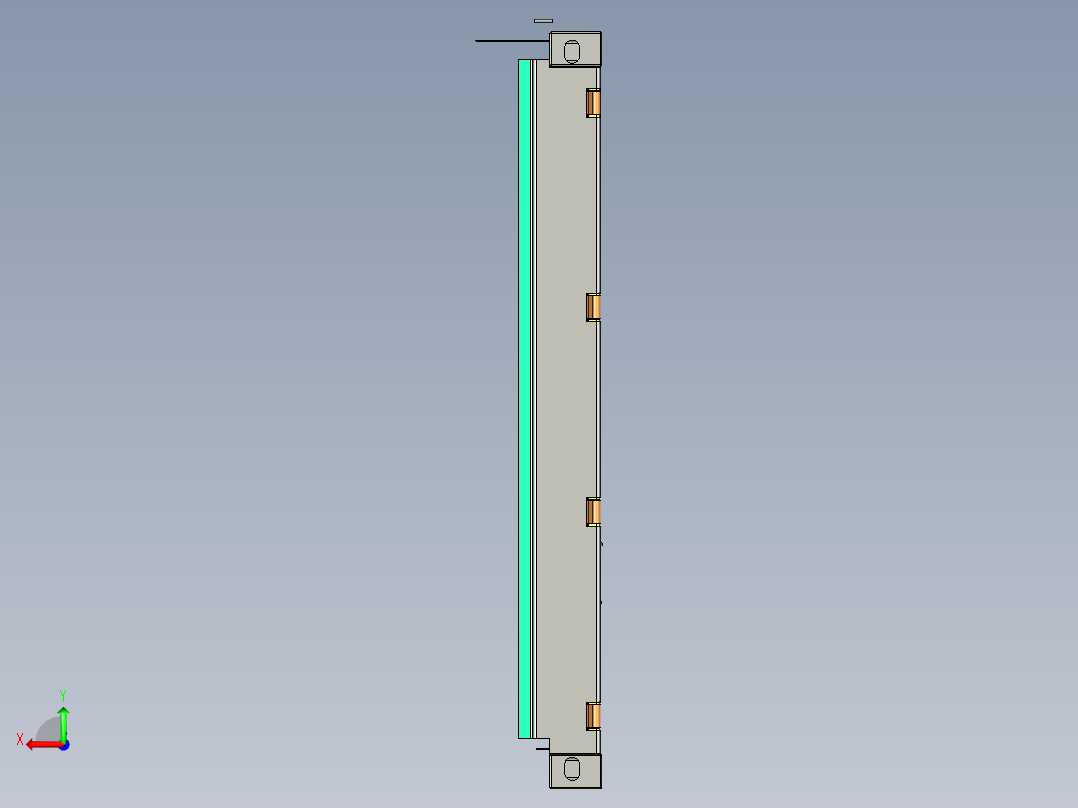 标箱（集装箱企业）后视图