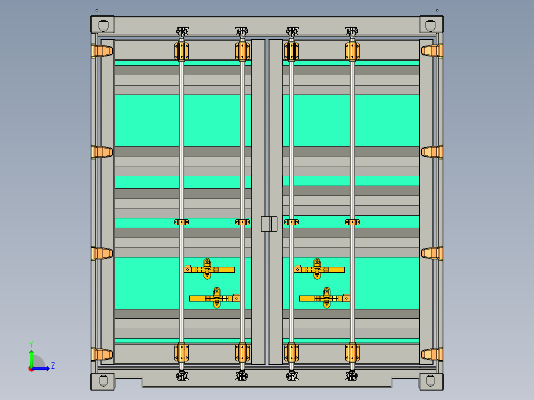 标箱（集装箱企业）左视图