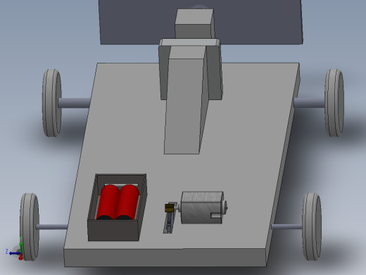 微型电池动力车