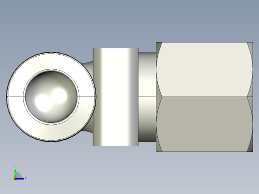 气管接头左视缩略图