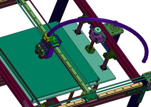 高精度coreXY结构双色3D打印机缩略图