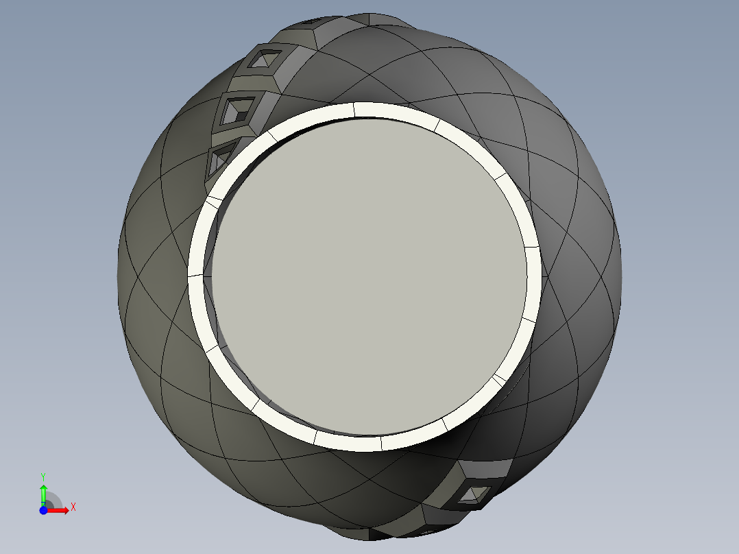 3D打印花瓶前视图