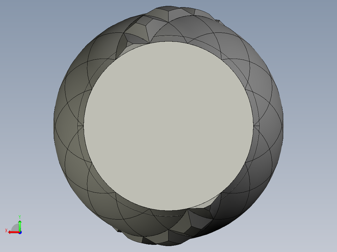 3D打印花瓶后视图