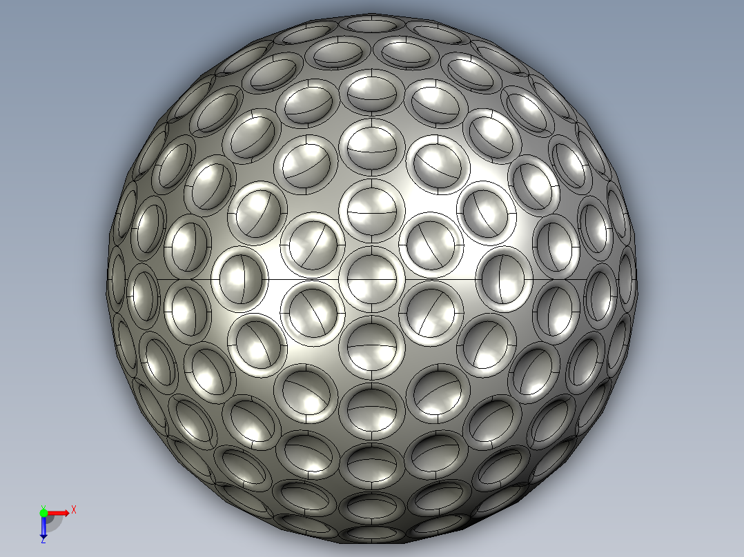 高尔夫球19俯视图