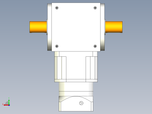 换向器PW170双轴 PLX142-L2 22-110-145-M8.stp后视缩略图