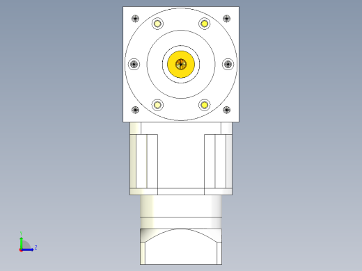 换向器PW170双轴 PLX142-L2 22-110-145-M8.stp左视缩略图