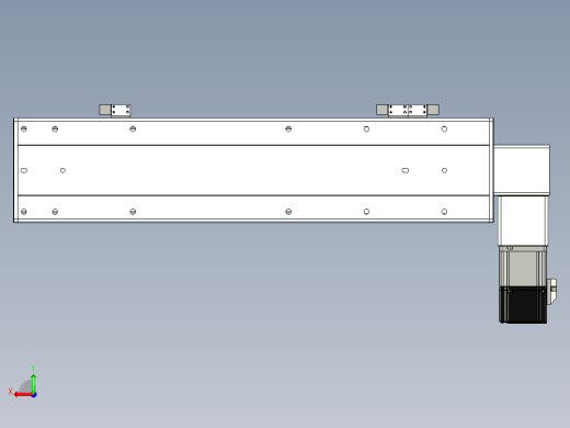 同步带滑台-半封闭B13-L90-S350-L-P40-D3后视缩略图