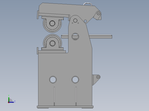 焊前夹送辊机器左视缩略图