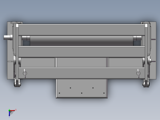 焊前夹送辊机器俯视缩略图