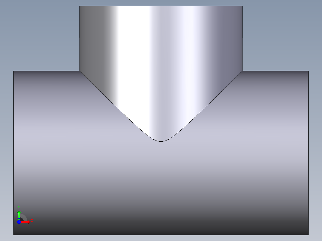 6TLV 90通带溶剂焊接插座前视图