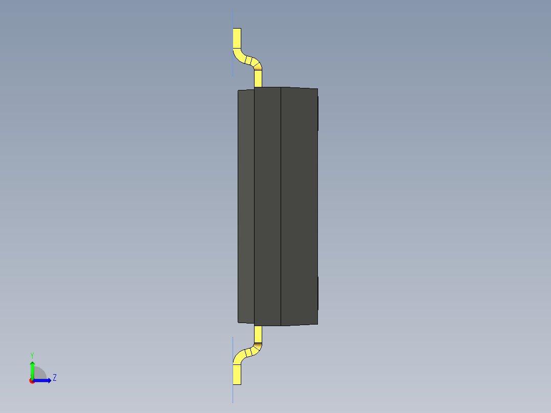 开关继电器保护 SM-DIP-DHN-06F左视图