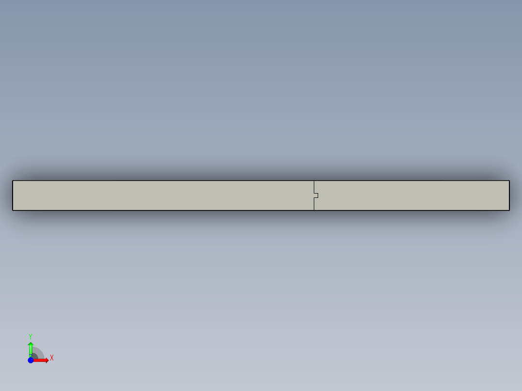 木制接头8前视图
