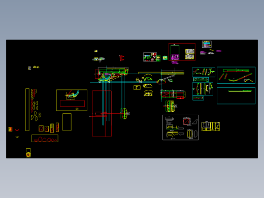 14马力超轻型飞机E-12平面CAD图纸 dwg格式